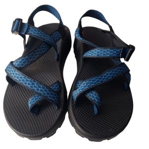 Chaco Men's z1 Cloud Sandals Blue Toe Loop Vibram Sole sz 9